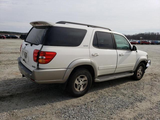 5TDZT34A83S141192 - 2003 TOYOTA SEQUOIA SR5 WHITE photo 3