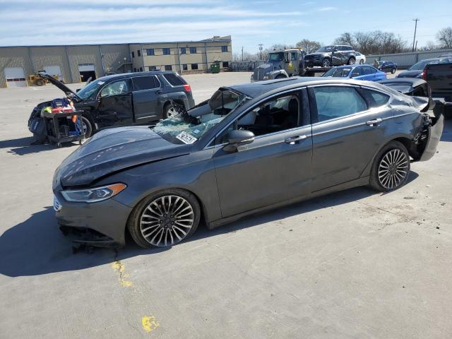 3FA6P0D9XJR134276 - 2018 FORD FUSION TITANIUM/PLATINUM CHARCOAL photo 1