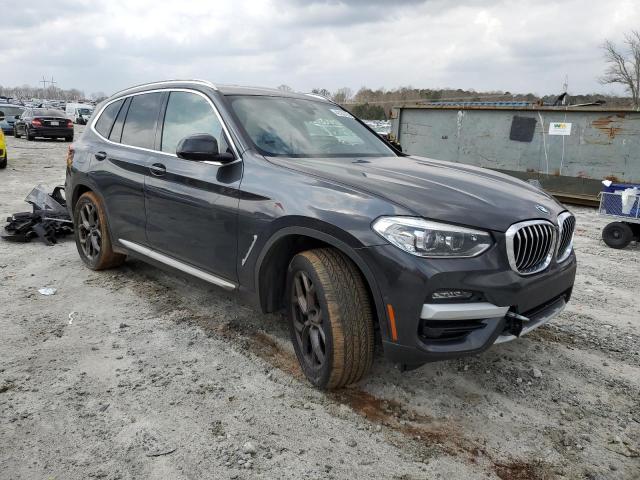 5UXTY3C09M9E20510 - 2021 BMW X3 SDRIVE30I GRAY photo 4