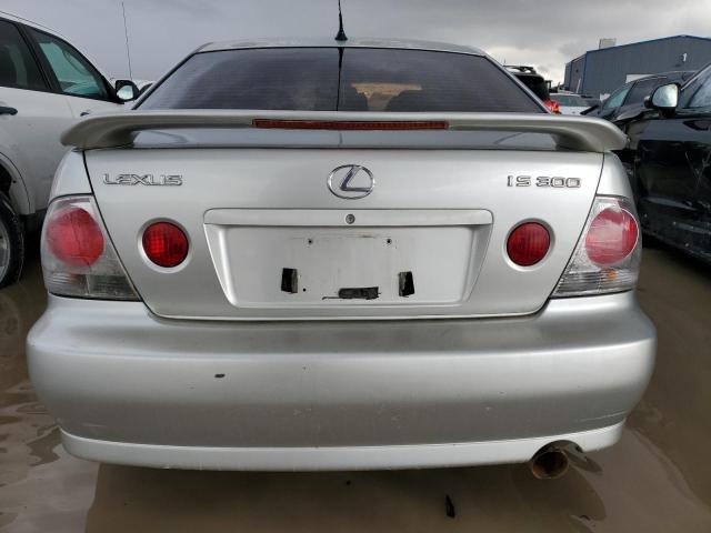 JTHBD192320058824 - 2002 LEXUS IS 300 SILVER photo 6