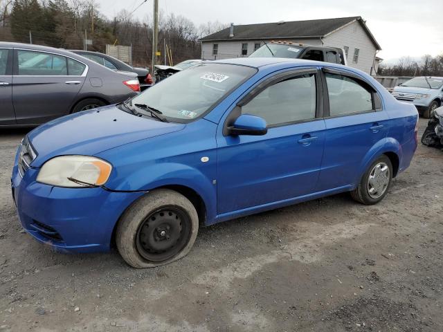 KL1TD56677B045808 - 2007 CHEVROLET AVEO BASE BLUE photo 1