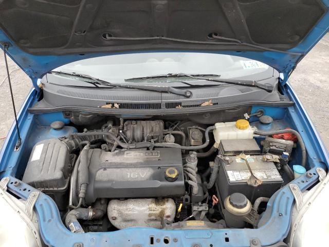 KL1TD56677B045808 - 2007 CHEVROLET AVEO BASE BLUE photo 11