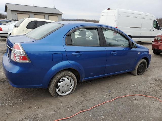 KL1TD56677B045808 - 2007 CHEVROLET AVEO BASE BLUE photo 3