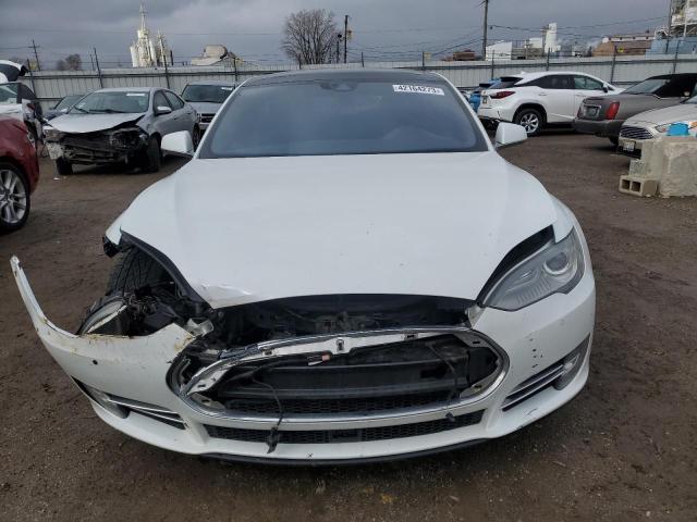 5YJSA1E26FF117923 - 2015 TESLA MODEL S Սպիտակ լուսանկար 5