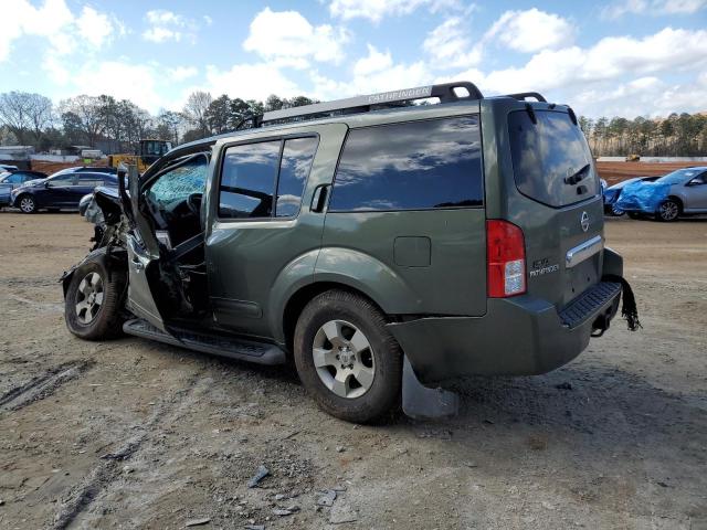 5N1AR18W65C725158 - 2005 NISSAN PATHFINDER LE GREEN photo 2