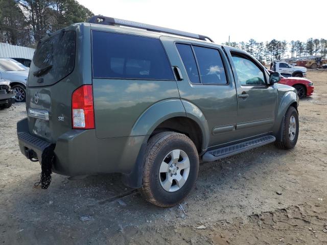 5N1AR18W65C725158 - 2005 NISSAN PATHFINDER LE GREEN photo 3