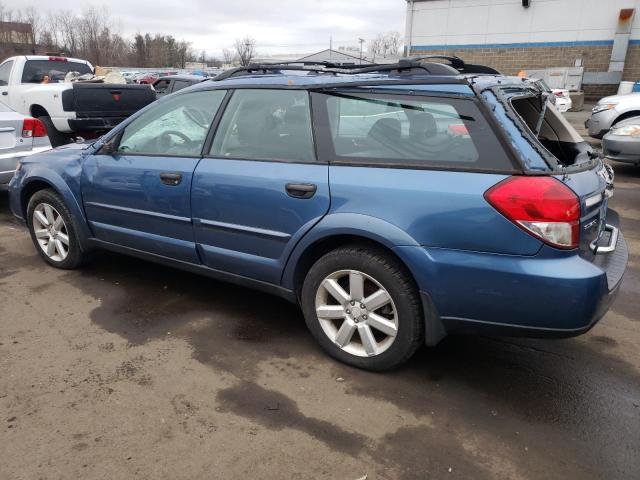 4S4BP61C687349436 - 2008 SUBARU OUTBACK 2.5I BLUE photo 2