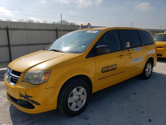 2D4RN4DG7BR737182 - 2011 DODGE GRAND CARA EXPRESS YELLOW photo 1