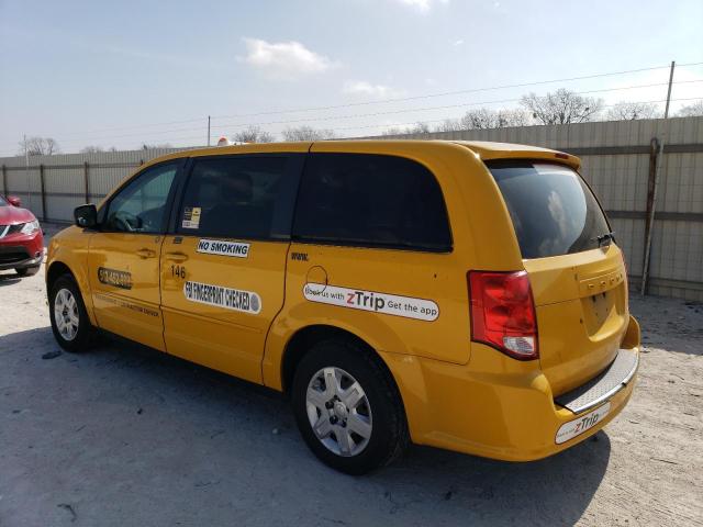 2D4RN4DG7BR737182 - 2011 DODGE GRAND CARA EXPRESS YELLOW photo 2