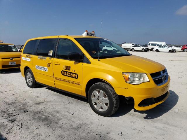 2D4RN4DG7BR737182 - 2011 DODGE GRAND CARA EXPRESS YELLOW photo 4