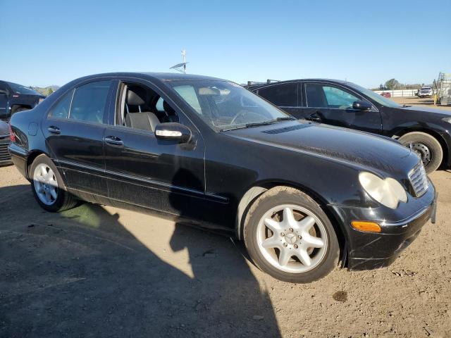 WDBRF61J44A553474 - 2004 MERCEDES-BENZ C 240 BLACK photo 4