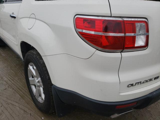 5GZER23757J134845 - 2007 SATURN OUTLOOK XR WHITE photo 9