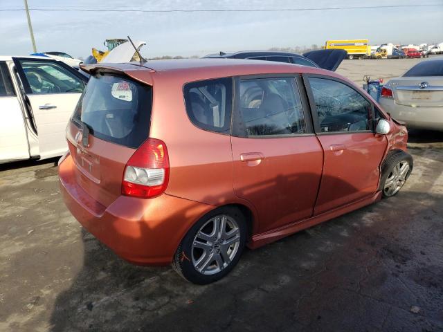 JHMGD386X7S048521 - 2007 HONDA FIT S 橙色 照片 3