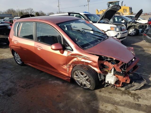 JHMGD386X7S048521 - 2007 HONDA FIT S 橙色 照片 4