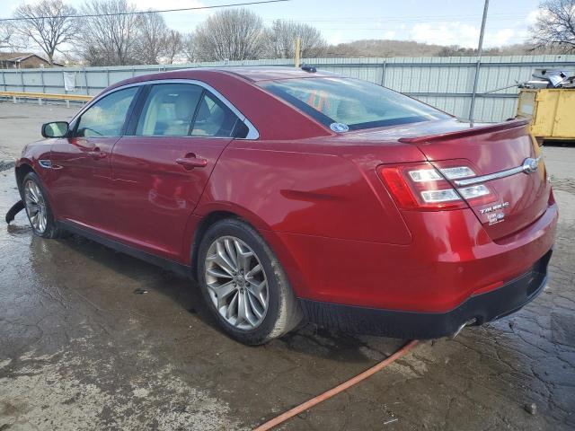 1FAHP2F86EG143224 - 2014 FORD TAURUS LIMITED RED photo 2