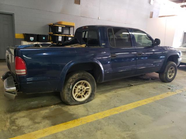 1B7GG2AN8YS720114 - 2000 DODGE DAKOTA QUAD BLUE photo 3