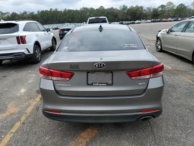 5XXGT4L10JG237587 - 2018 KIA OPTIMA LX GRAY photo 6