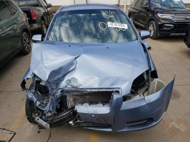 KL1TD56698B100986 - 2008 CHEVROLET AVEO BASE Mavi foto 5