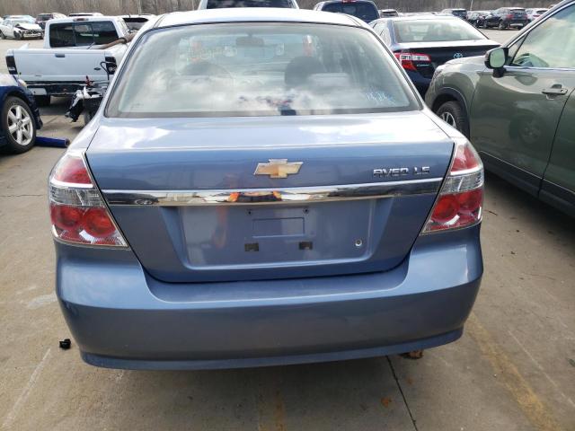 KL1TD56698B100986 - 2008 CHEVROLET AVEO BASE Mavi foto 6