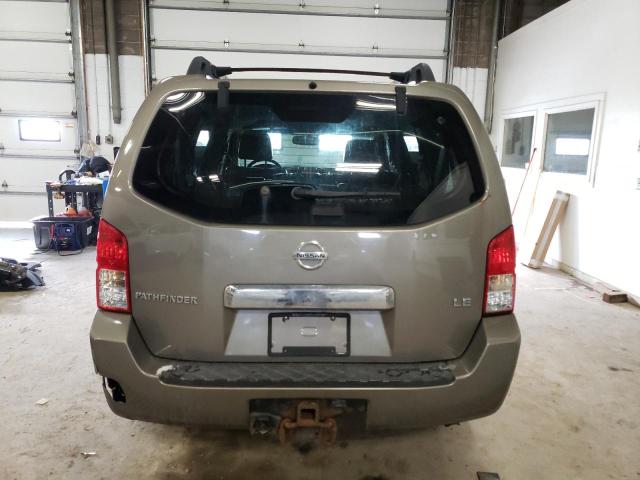 5N1AR18W67C625323 - 2007 NISSAN PATHFINDER LE თაფლისფერი ფოტო 6