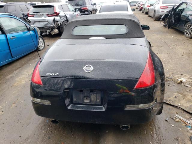 JN1AZ36A94T010870 - 2004 NISSAN 350Z ROADSTER BLACK photo 6