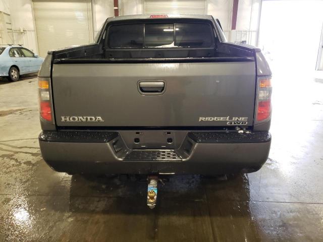 2HJYK16407H541077 - 2007 HONDA RIDGELINE RTS SILVER photo 6