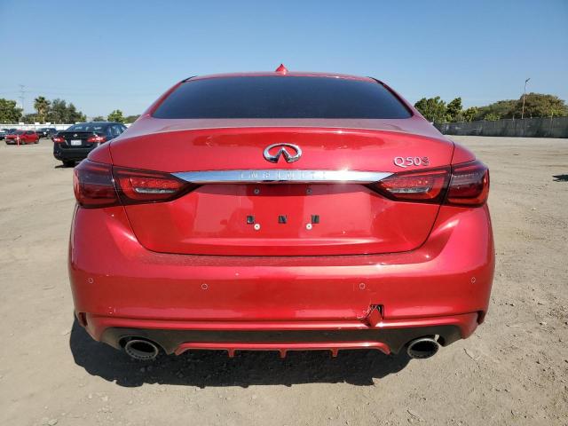 JN1FV7AP5KM780186 - 2019 INFINITI Q50 RED SPORT 400 RED photo 6