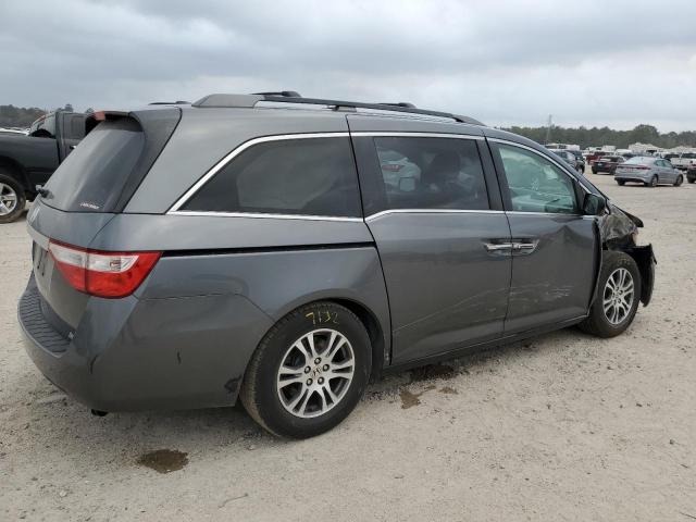 5FNRL5H64BB085384 - 2011 HONDA ODYSSEY EX GRAY photo 3