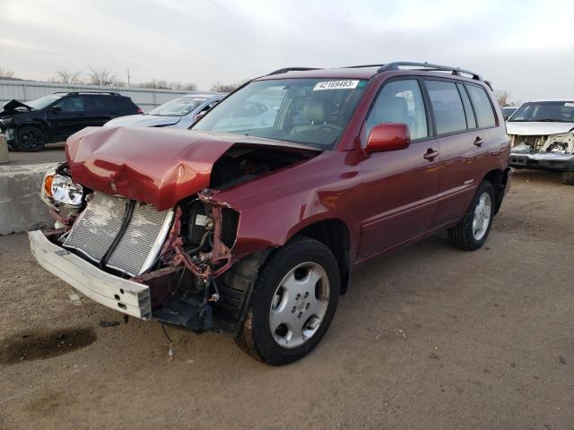 JTEEP21AX70223723 - 2007 TOYOTA HIGHLANDER SPORT RED photo 1