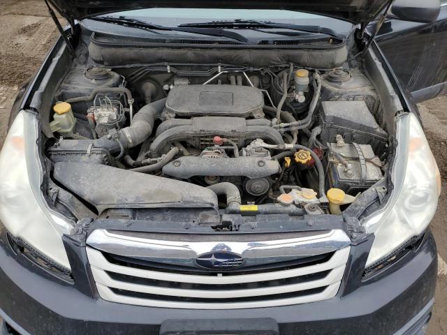 4S4BRBAC1B3418518 - 2011 SUBARU OUTBACK 2.5I BLACK photo 12