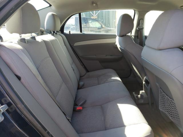 1G1ZC5EU7BF161672 - 2011 CHEVROLET MALIBU 1LT BLACK photo 6