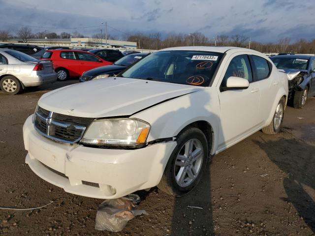 1B3LC56B09N551282 - 2009 DODGE AVENGER SXT WHITE photo 1