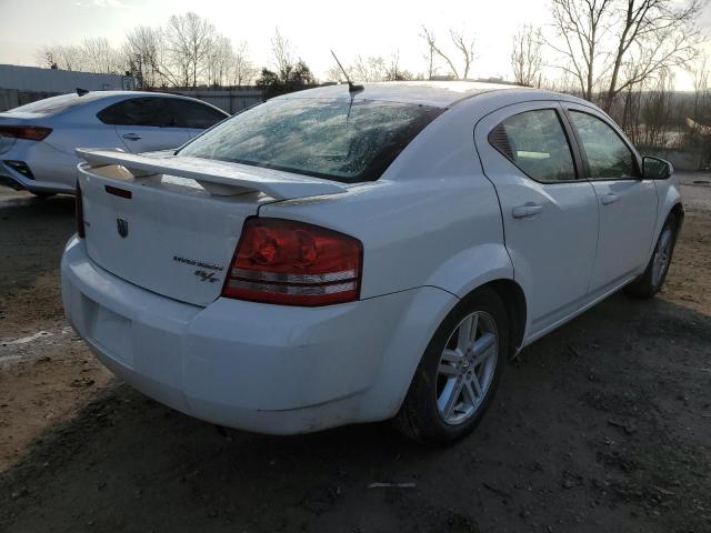 1B3LC56B09N551282 - 2009 DODGE AVENGER SXT WHITE photo 3