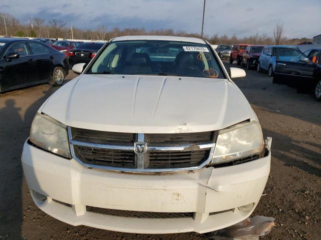 1B3LC56B09N551282 - 2009 DODGE AVENGER SXT WHITE photo 5