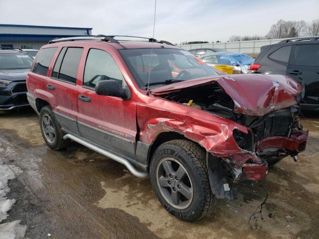 1J4GX48J14C168338 - 2004 JEEP GRAND CHER LAREDO 红色 照片 4