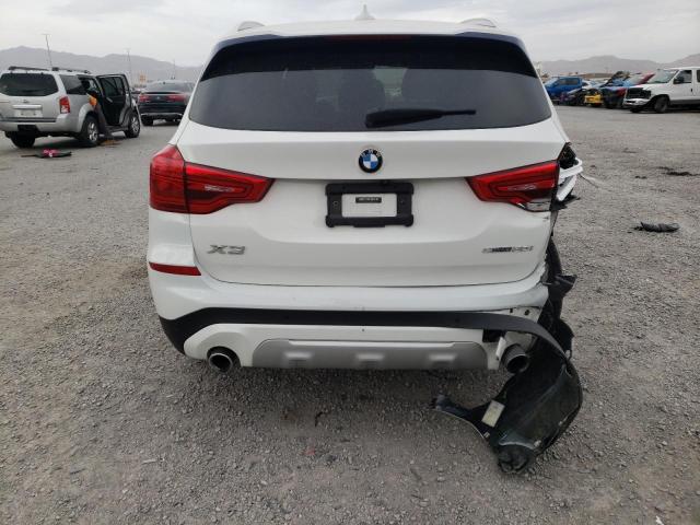 5UXTR7C59KLR50182 - 2019 BMW X3 SDRIVE30I WHITE photo 6