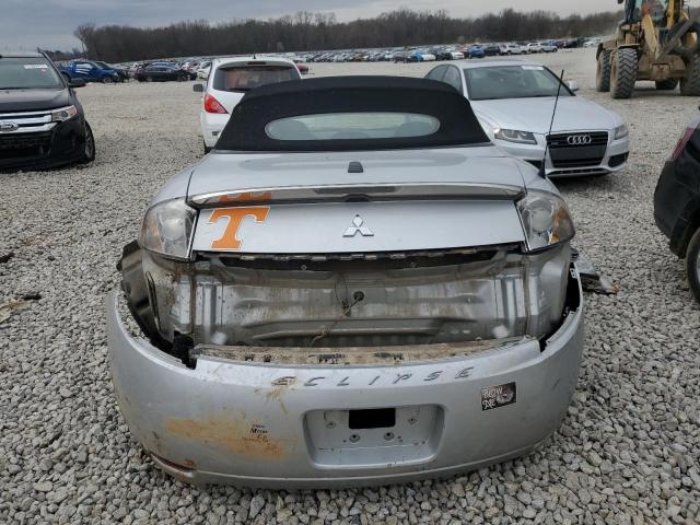 4A3AL25F88E030024 - 2008 MITSUBISHI ECLIPSE SPYDER GS SILVER photo 6