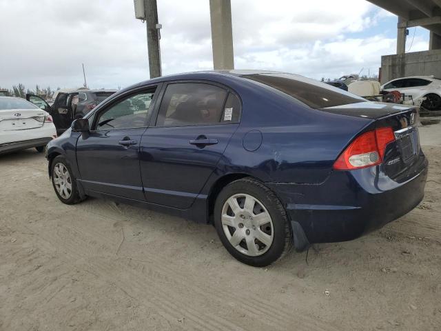 2HGFA1F54AH567813 - 2010 HONDA CIVIC LX BLUE photo 2