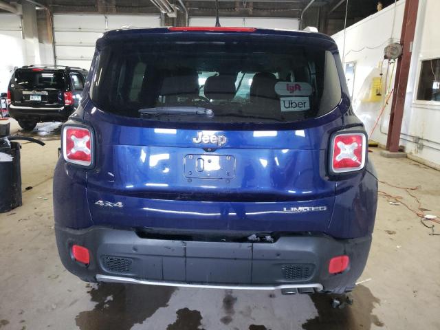 ZACCJBDT5GPE10677 - 2016 JEEP RENEGADE LIMITED BLUE photo 6