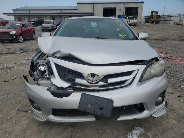 2T1BU4EE4BC599308 - 2011 TOYOTA COROLLA BASE GRAY photo 5