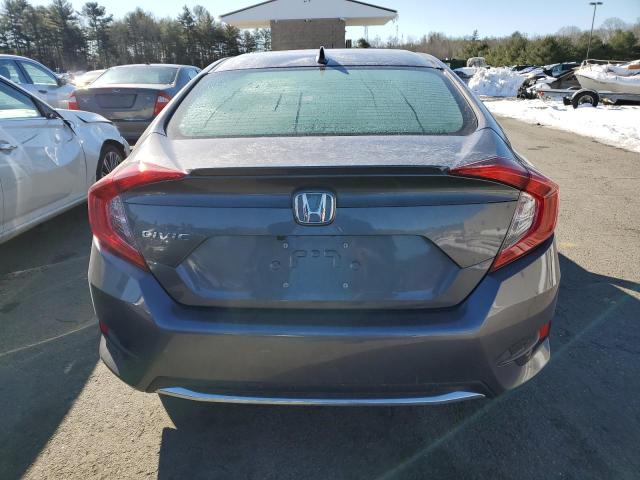 2HGFC1F31MH704395 - 2021 HONDA CIVIC EX GRAY photo 6