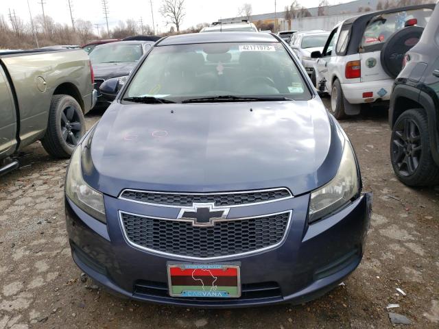 1G1PC5SB8E7114000 - 2014 CHEVROLET CRUZE LT BLUE photo 5