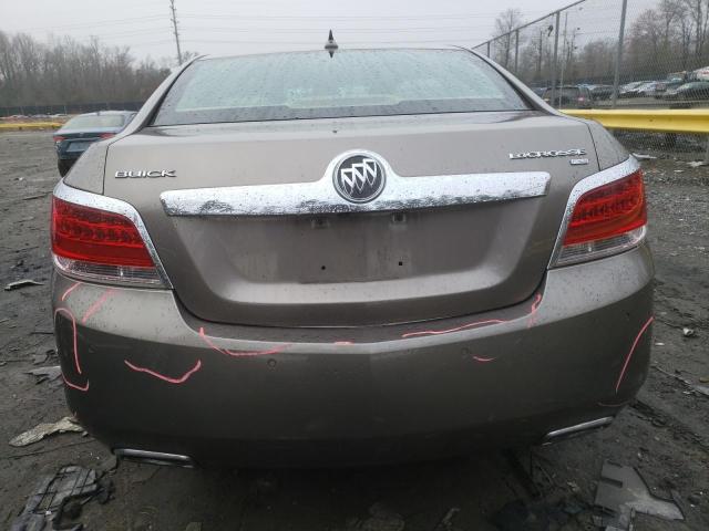 1G4GE5GD0BF107504 - 2011 BUICK LACROSSE CXS BROWN photo 6