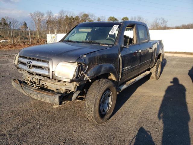 5TBET34156S546728 - 2006 TOYOTA TUNDRA DOUBLE CAB SR5 GRAY photo 1