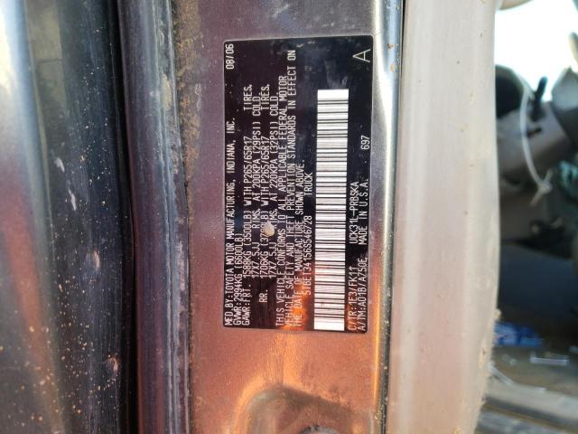 5TBET34156S546728 - 2006 TOYOTA TUNDRA DOUBLE CAB SR5 GRAY photo 12