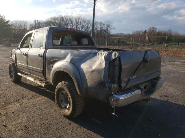 5TBET34156S546728 - 2006 TOYOTA TUNDRA DOUBLE CAB SR5 GRAY photo 2
