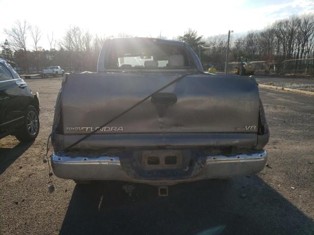 5TBET34156S546728 - 2006 TOYOTA TUNDRA DOUBLE CAB SR5 GRAY photo 6