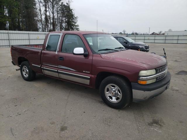 2GCEC19V021303921 - 2002 CHEVROLET SILVERADO C1500 BURGUNDY photo 4