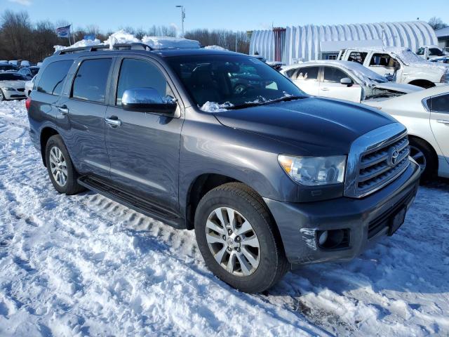 5TDJY5G16BS050538 - 2011 TOYOTA SEQUOIA LIMITED GRAY photo 4