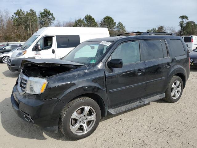 5FNYF4H63CB062581 - 2012 HONDA PILOT EXL BLACK photo 1